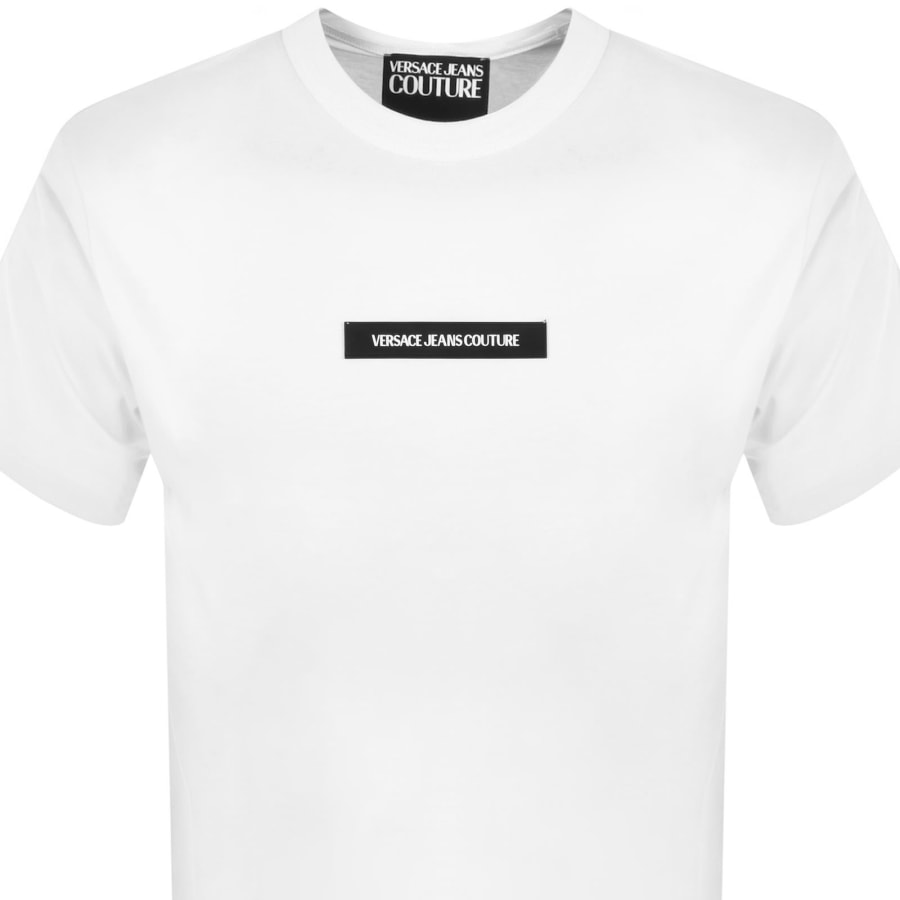 Image number 2 for Versace Jeans Couture Silicon Patch T Shirt White