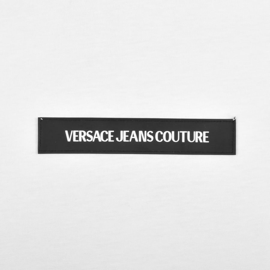 Image number 3 for Versace Jeans Couture Silicon Patch T Shirt White