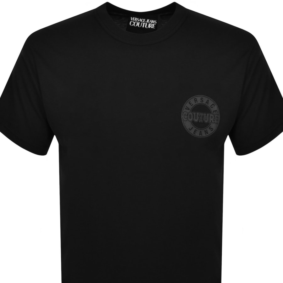 Image number 2 for Versace Jeans Couture Logo T Shirt Black