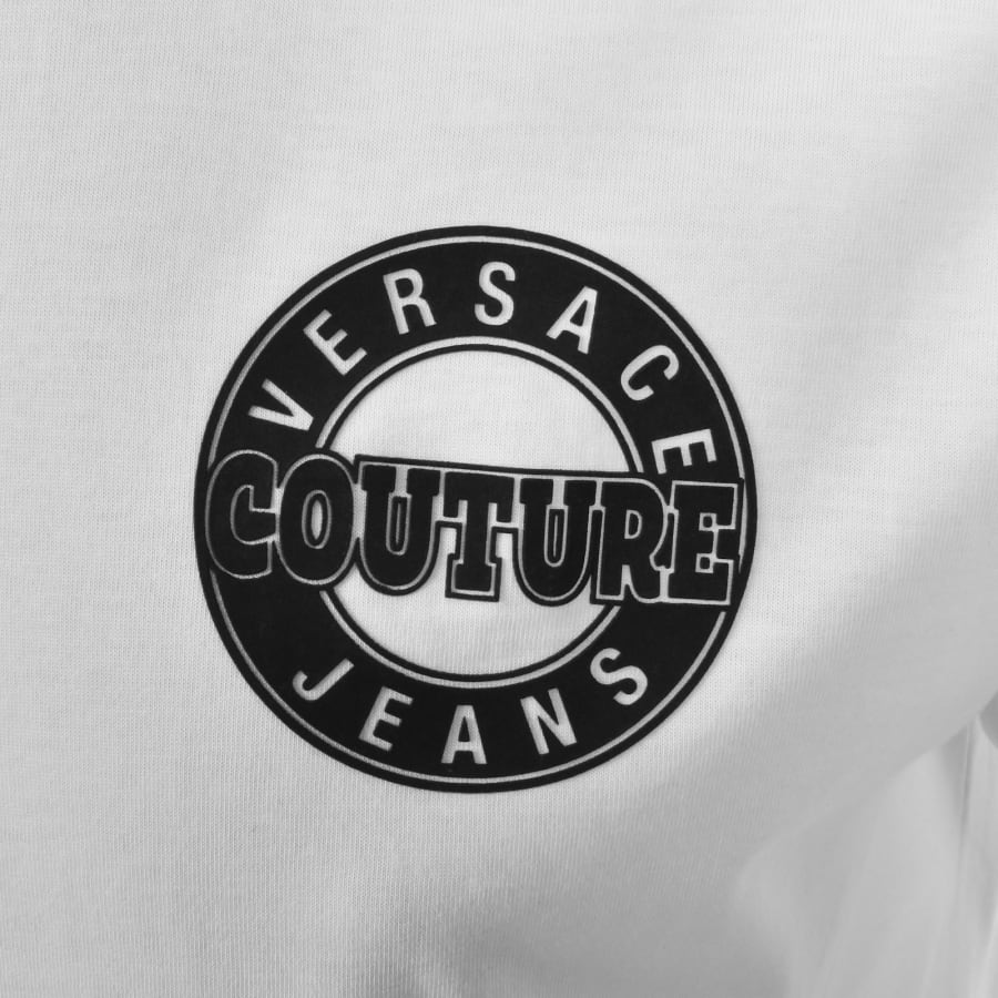 Image number 3 for Versace Jeans Couture Logo T Shirt White