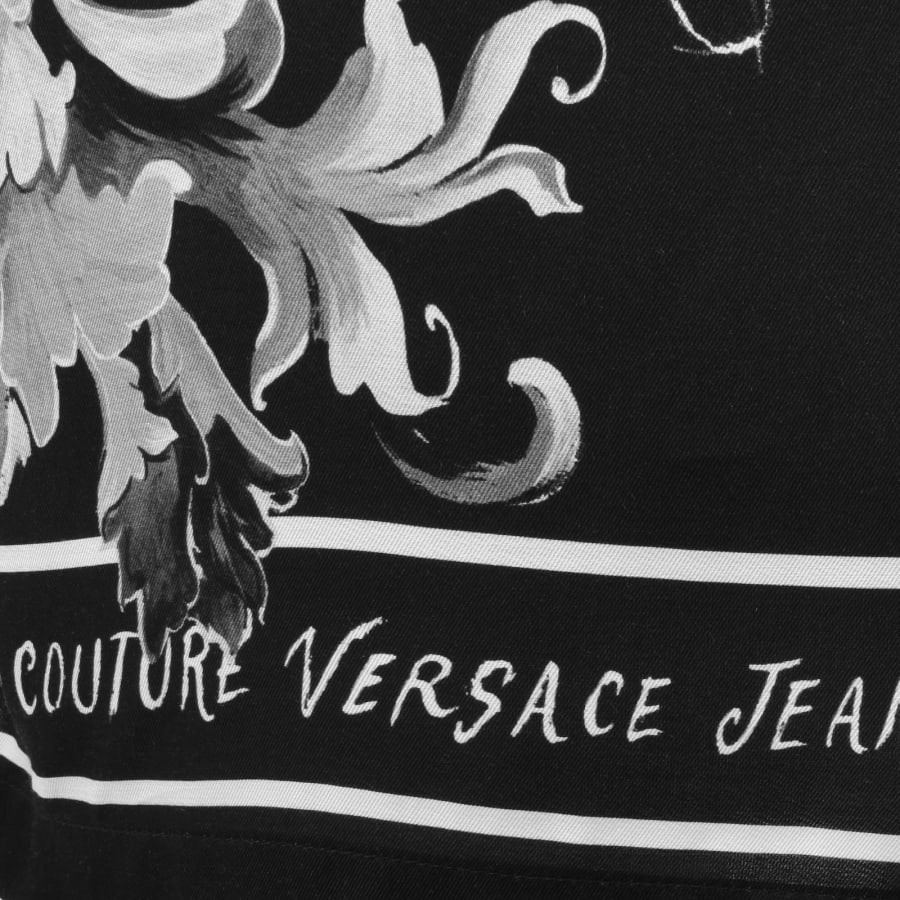 Image number 3 for Versace Jeans Couture All Over Print Shirt Black