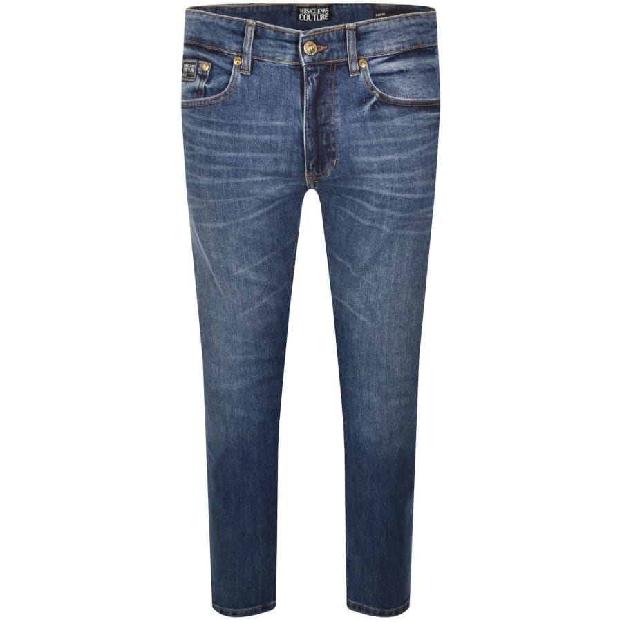 Image number 2 for Versace Jeans Couture Slim Milano Jeans Blue