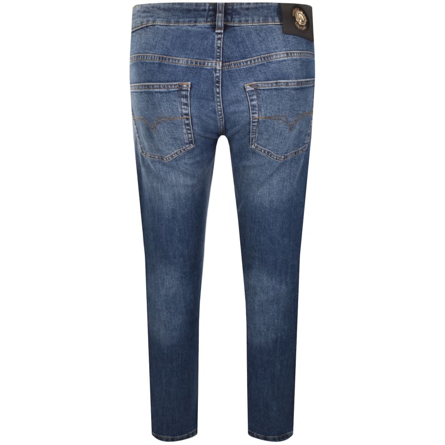 Image number 3 for Versace Jeans Couture Slim Milano Jeans Blue
