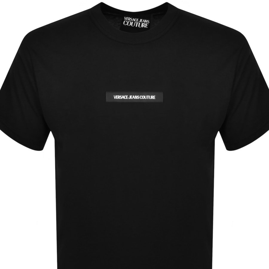 Image number 2 for Versace Jeans Couture Silicon Patch T Shirt Black