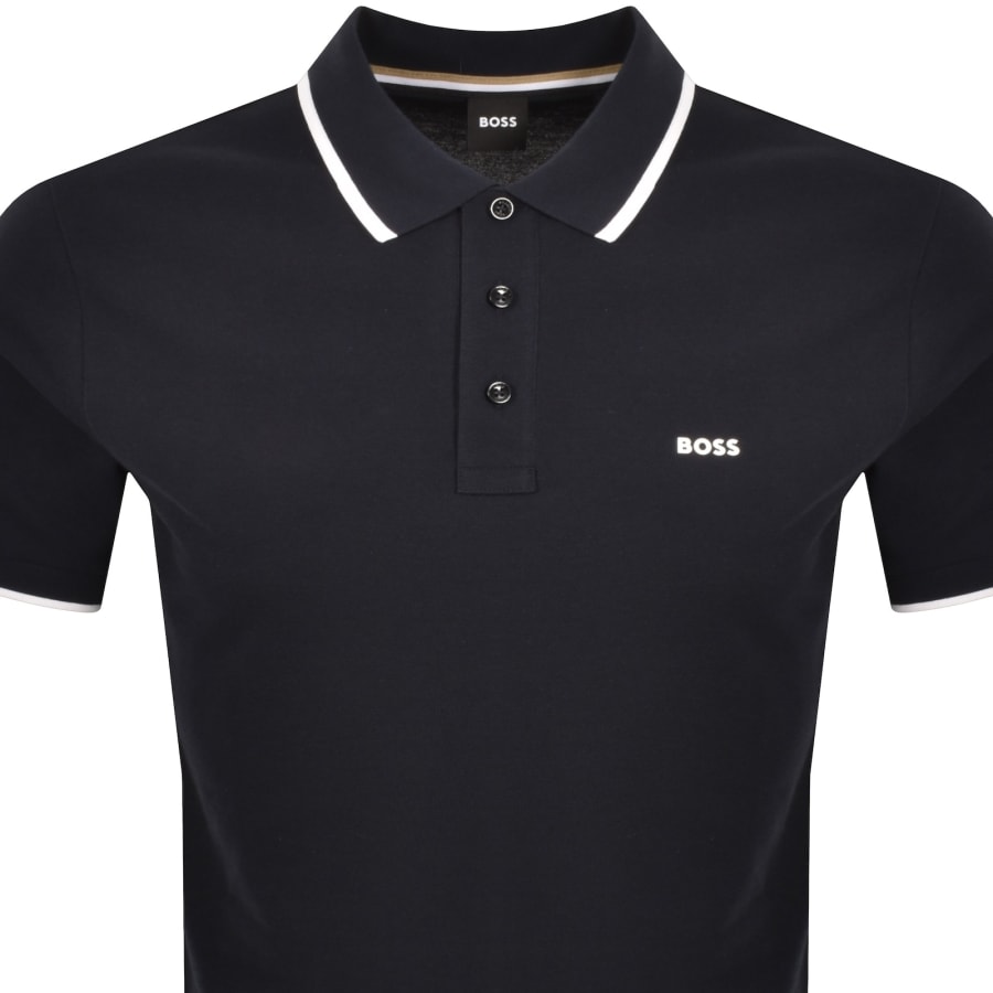 Image number 2 for BOSS Parlay 190 Polo T Shirt Navy