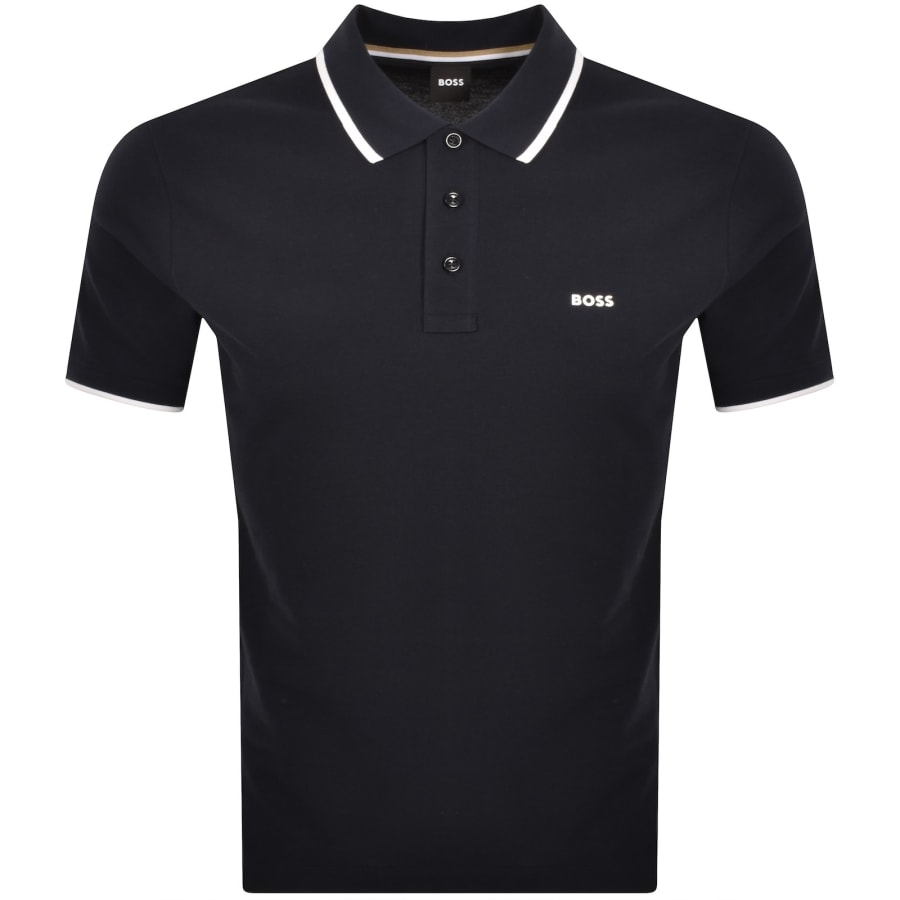 Image number 1 for BOSS Parlay 190 Polo T Shirt Navy
