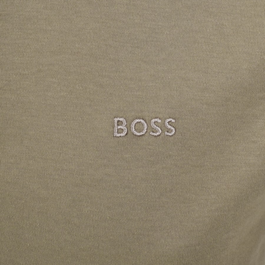 Image number 3 for BOSS Pado 30 Long Sleeved Polo T Shirt Green