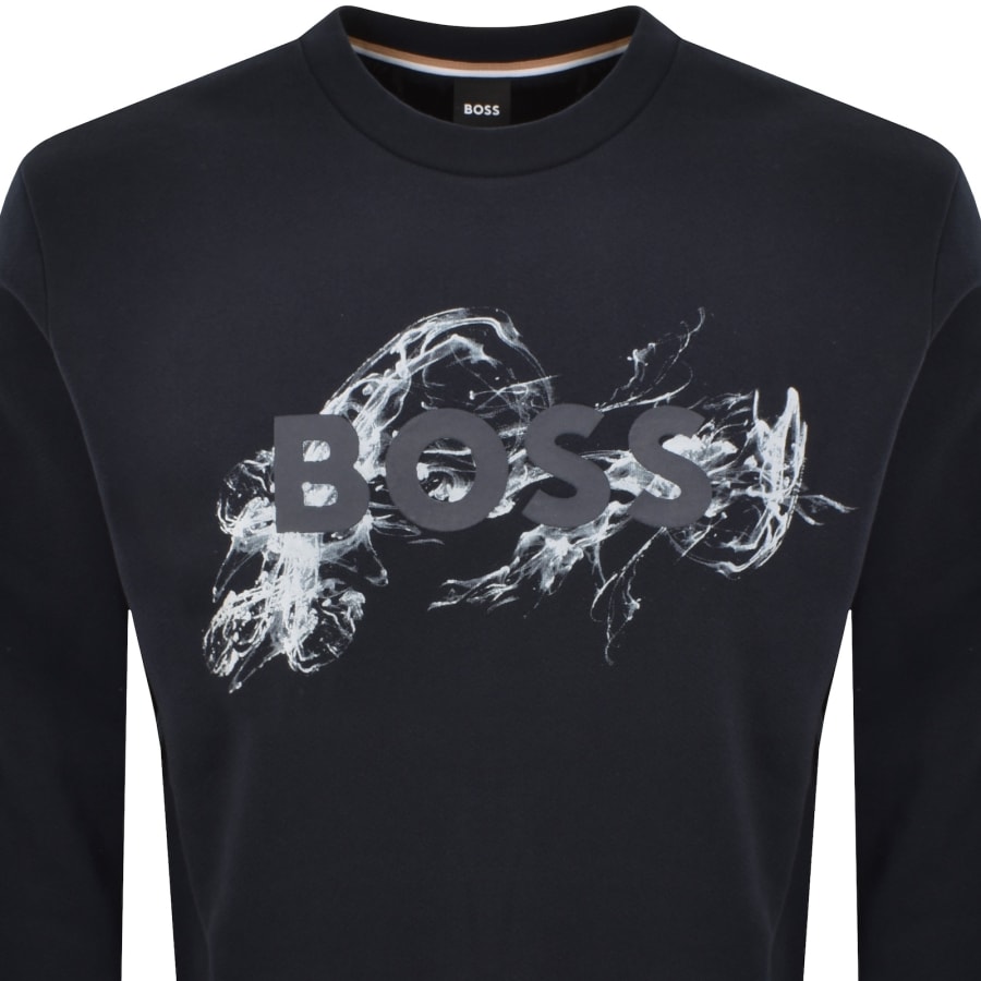 Image number 2 for BOSS C Soleri 215 Sweatshirt Navy