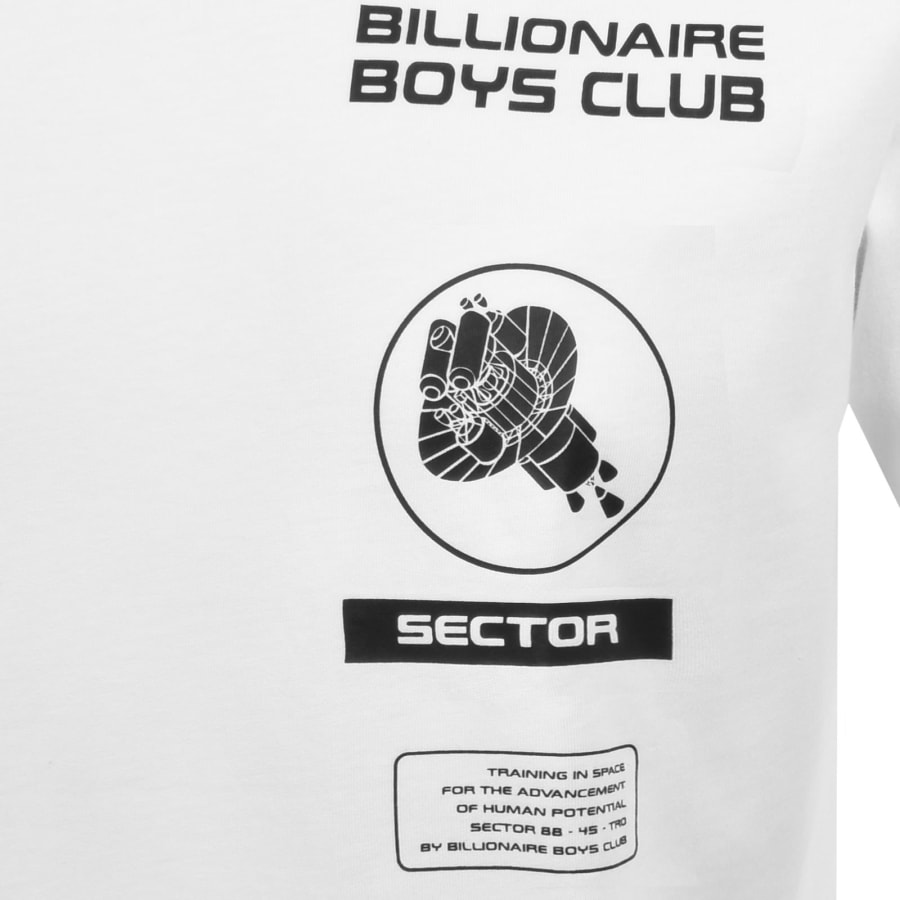 Image number 3 for Billionaire Boys Club BB Astro Digi T Shirt White