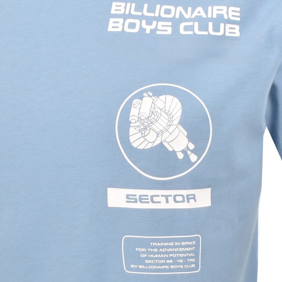 Image number 3 for Billionaire Boys Club BB Astro Digi T Shirt Blue