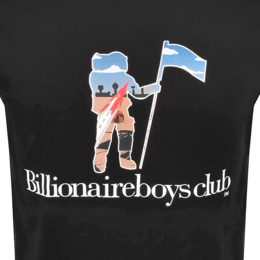 Image number 3 for Billionaire Boys Club Standing Astro T Shirt Black