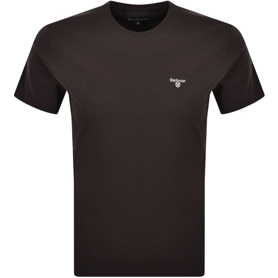 Image number 1 for Barbour Sports T Shirt Brown