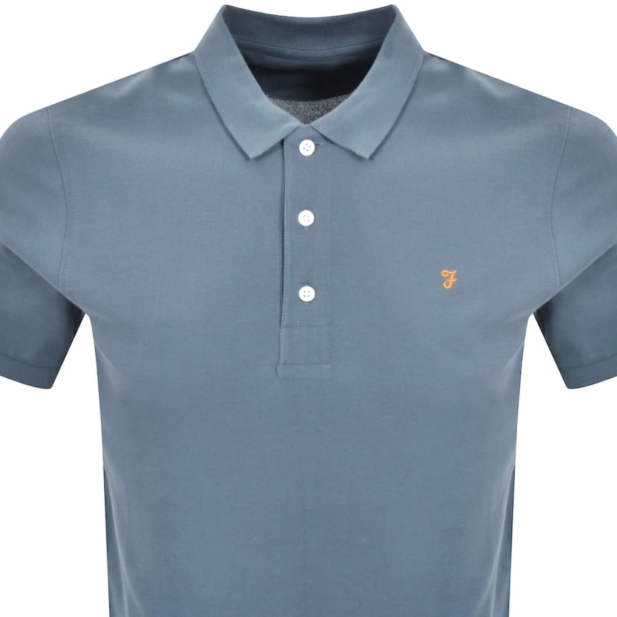 Image number 2 for Farah Blanes Polo T Shirt Blue