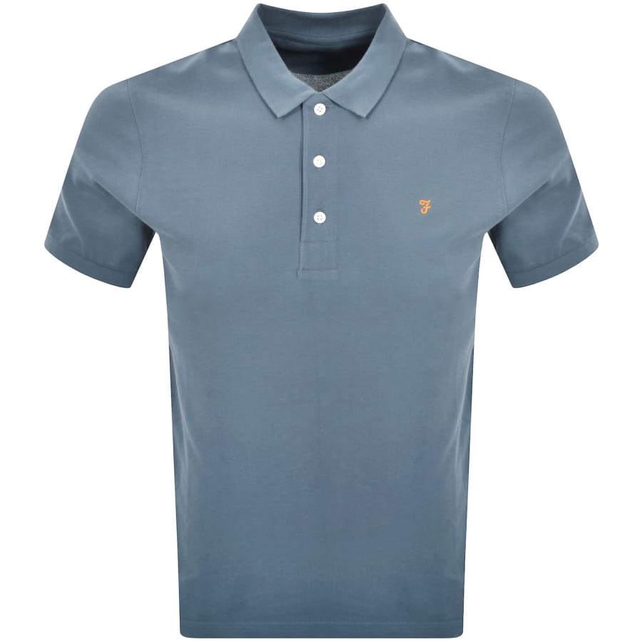 Image number 1 for Farah Blanes Polo T Shirt Blue