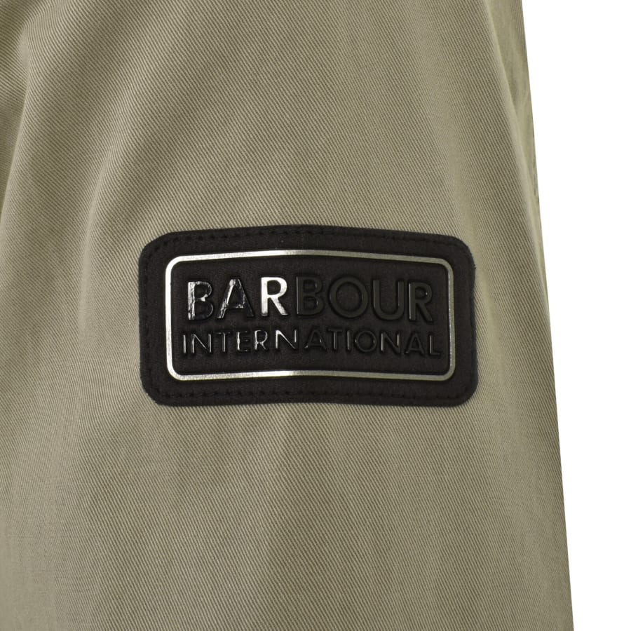 Image number 3 for Barbour International Arlo Overshirt Khaki