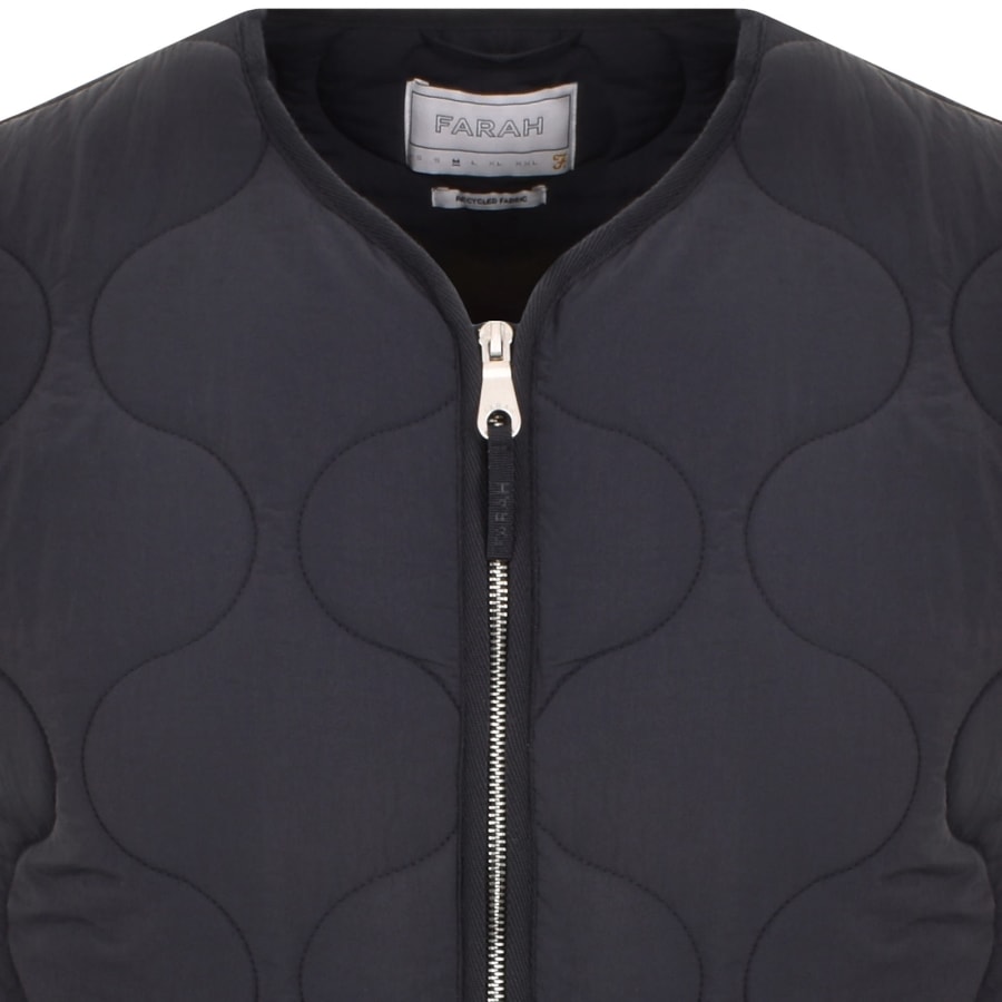 Image number 2 for Farah Campbell Gilet Navy