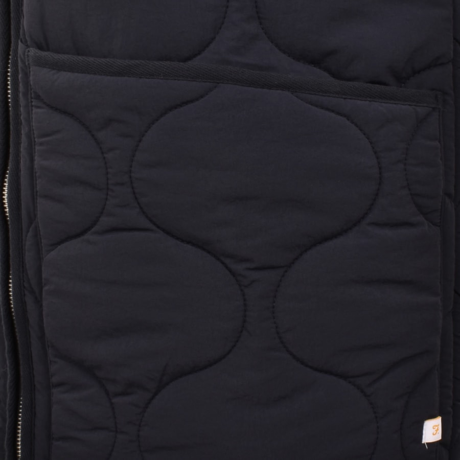 Image number 3 for Farah Campbell Gilet Navy