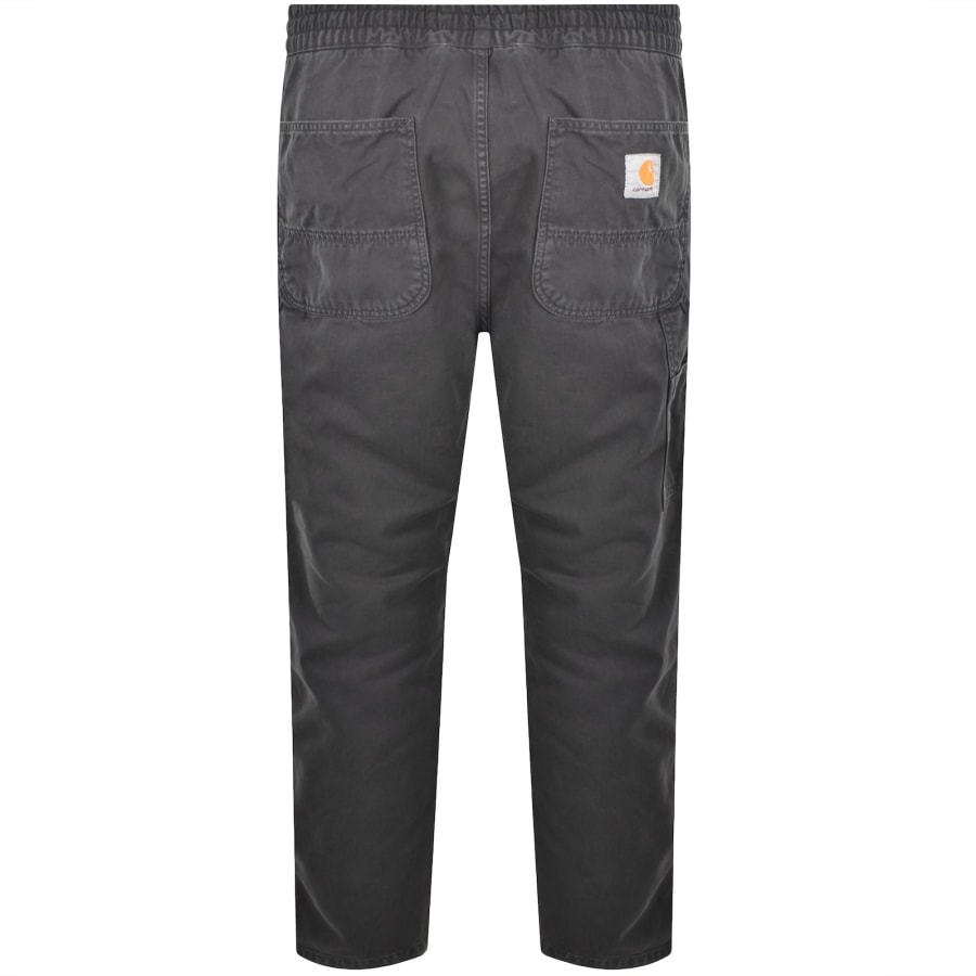 Image number 3 for Carhartt Flint Trousers Graphite Grey