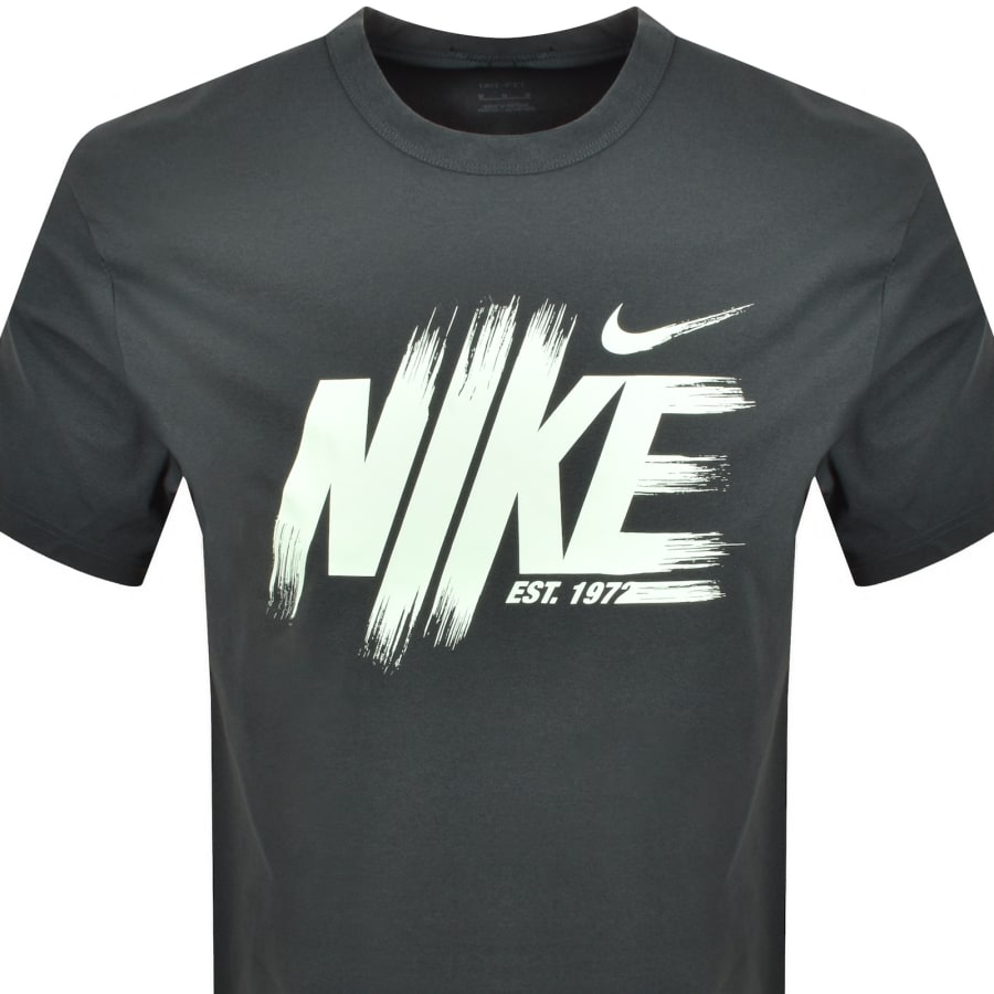 Image number 2 for Nike Training T Shirt Seaweed Green