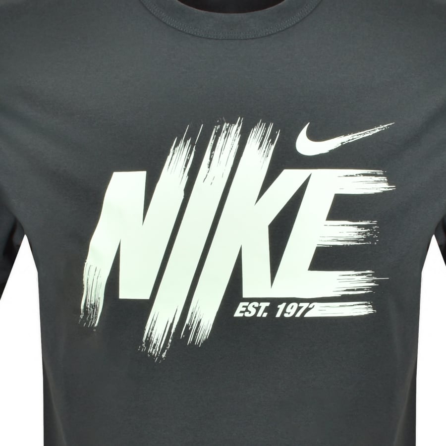 Image number 3 for Nike Training T Shirt Seaweed Green