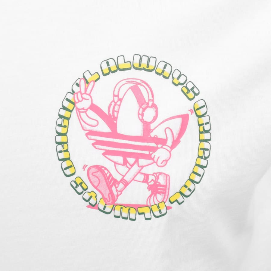 Image number 3 for adidas Originals Graphic T Shirt White
