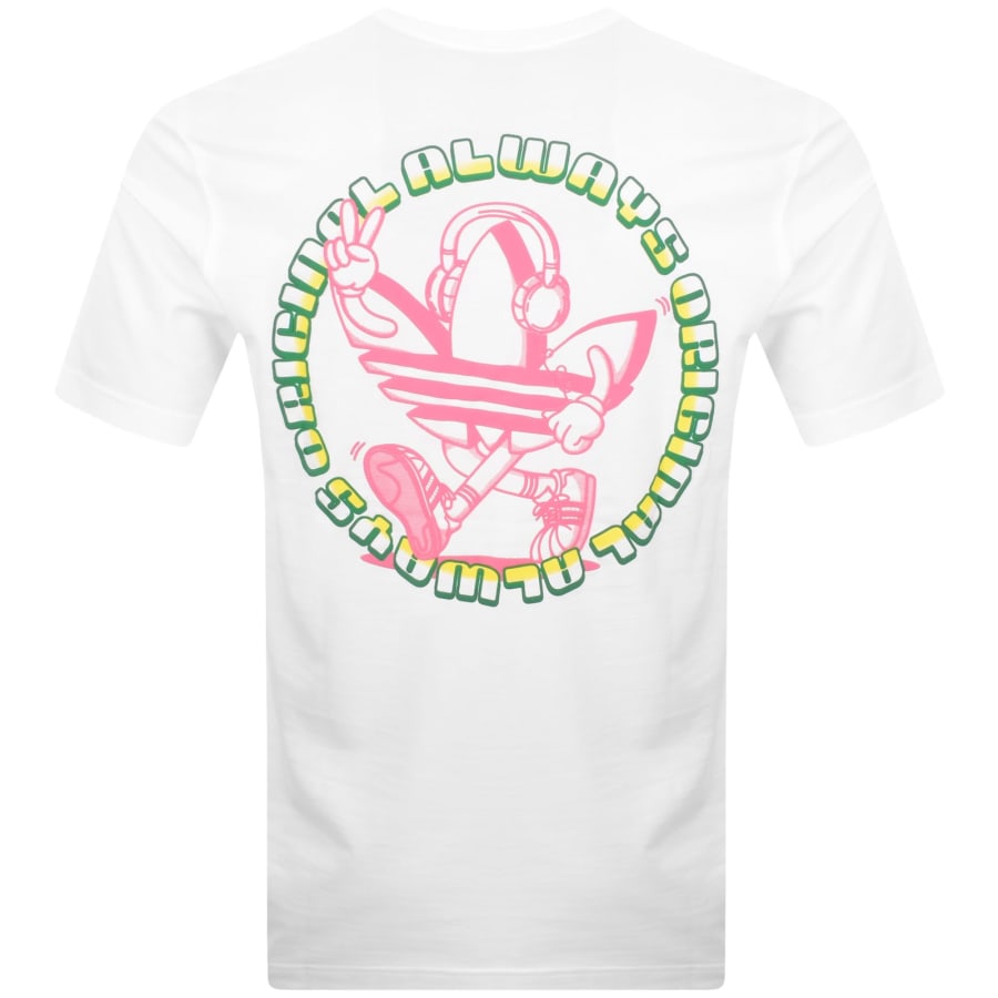 Image number 5 for adidas Originals Graphic T Shirt White