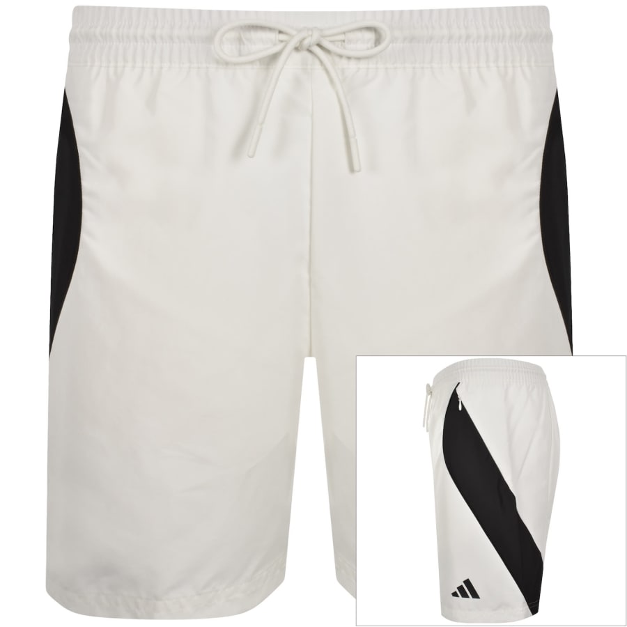 Image number 1 for adidas Sportswear Stadium Shorts Off White