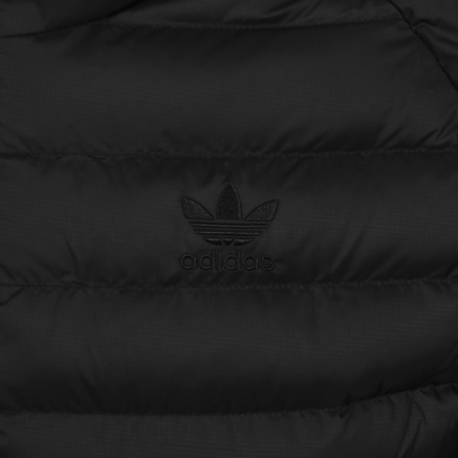 Image number 3 for adidas Originals Hooded Padded Jacket Black