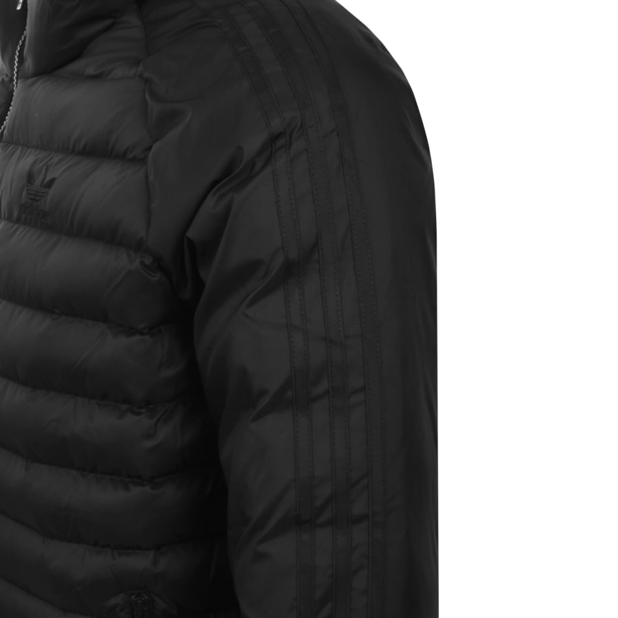 Image number 4 for adidas Originals Hooded Padded Jacket Black