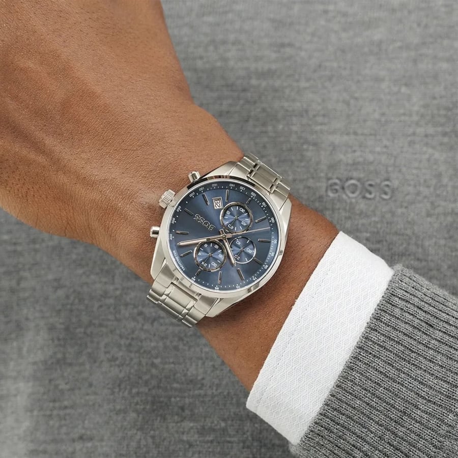 Image number 4 for BOSS Grand Prix 44 Watch Silver