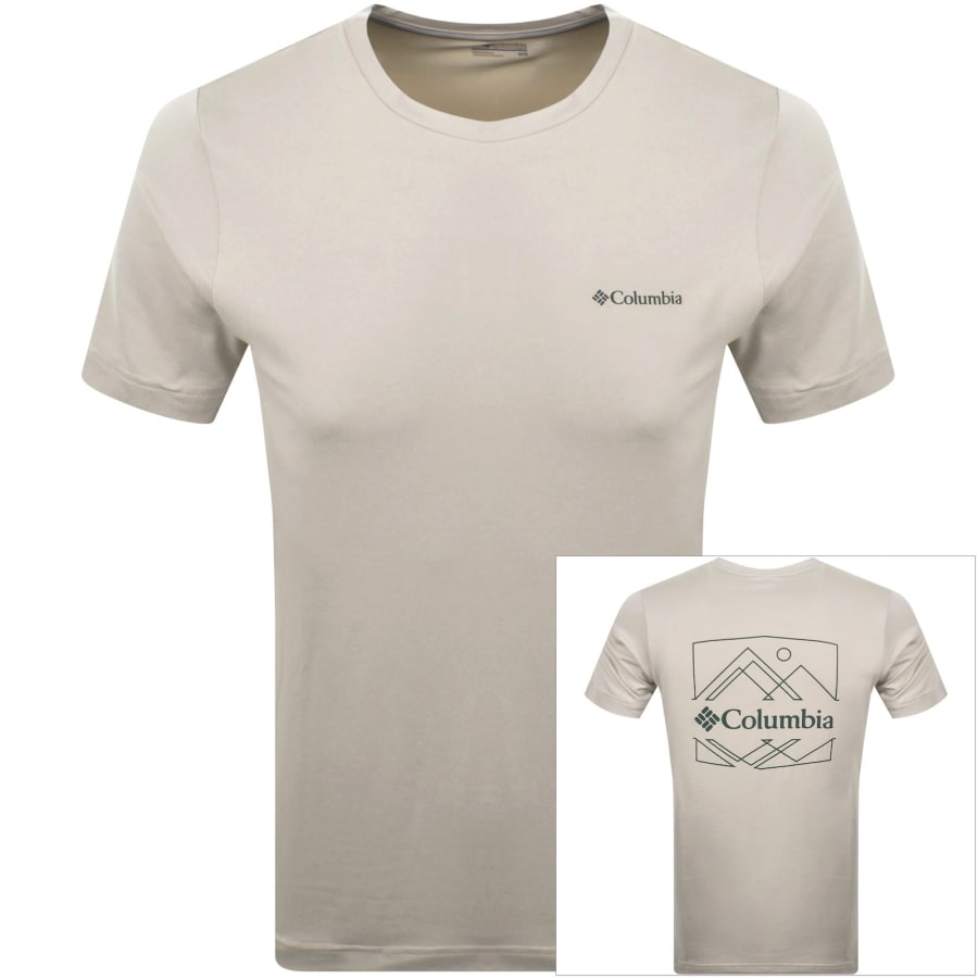 Image number 1 for Columbia Kwick Hike T Shirt Dark Stone