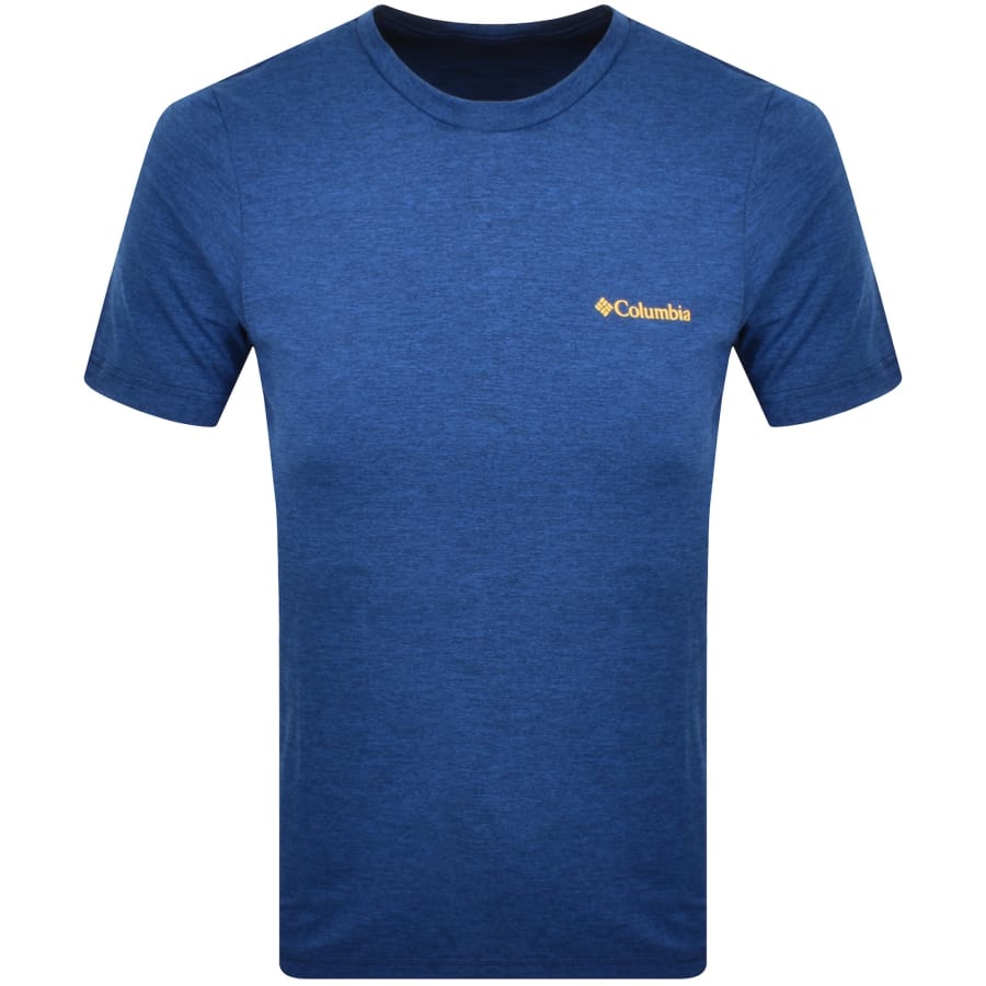Image number 2 for Columbia Kwick Hike T Shirt Blue