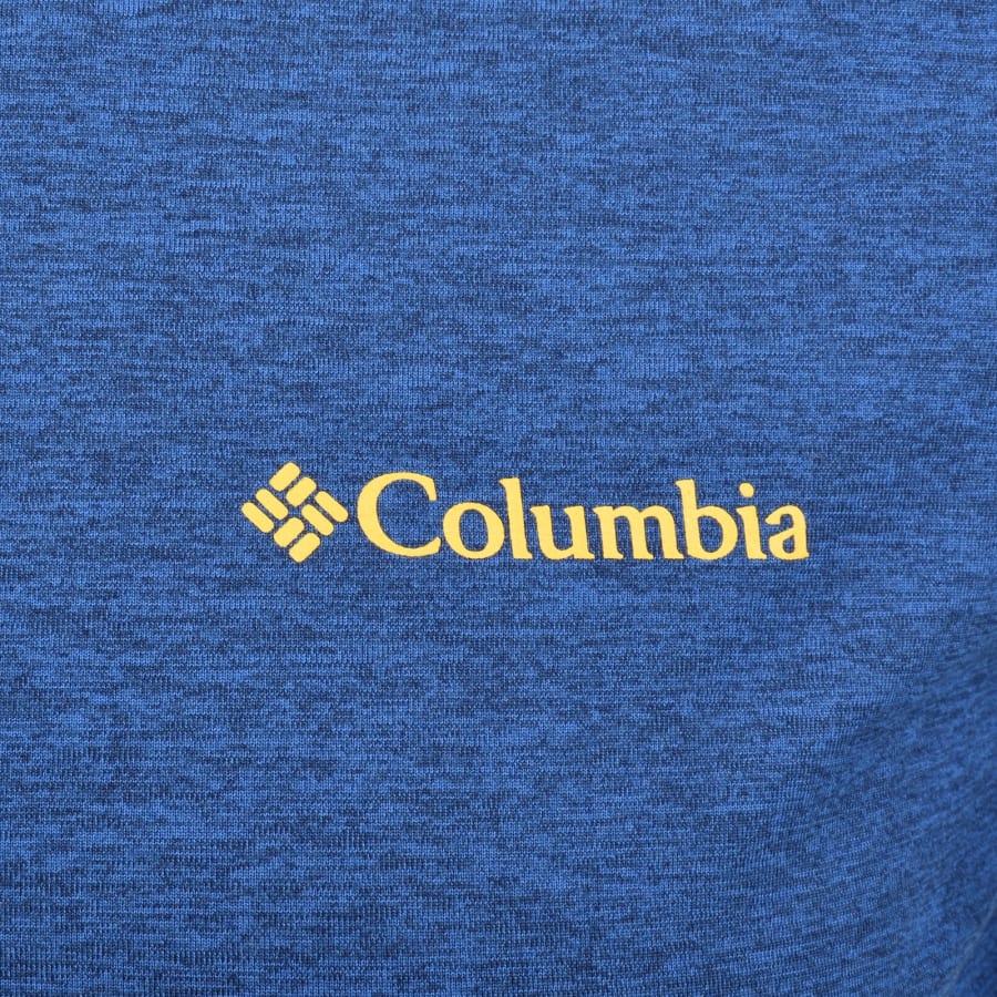 Image number 4 for Columbia Kwick Hike T Shirt Blue