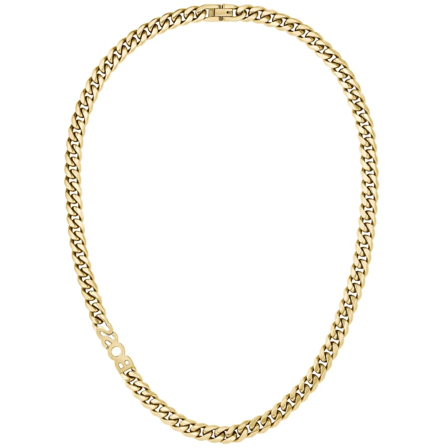 Image number 2 for BOSS Kassy Chain Necklace Gold