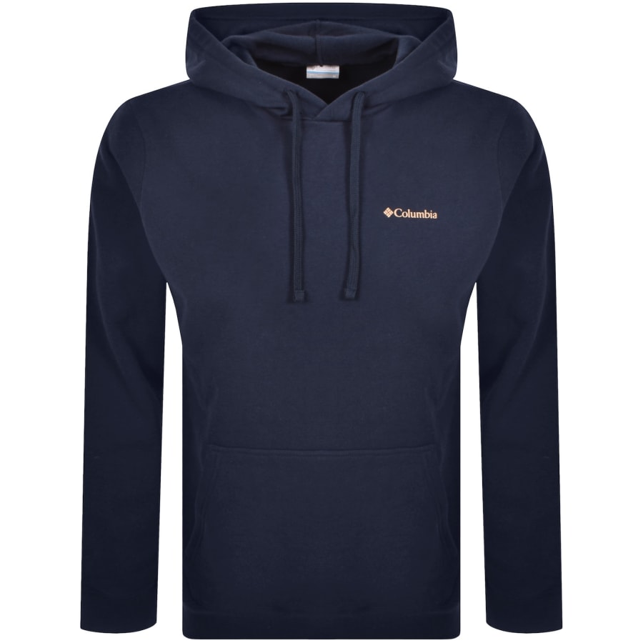 Image number 2 for Columbia Trek Graphic Hoodie Navy
