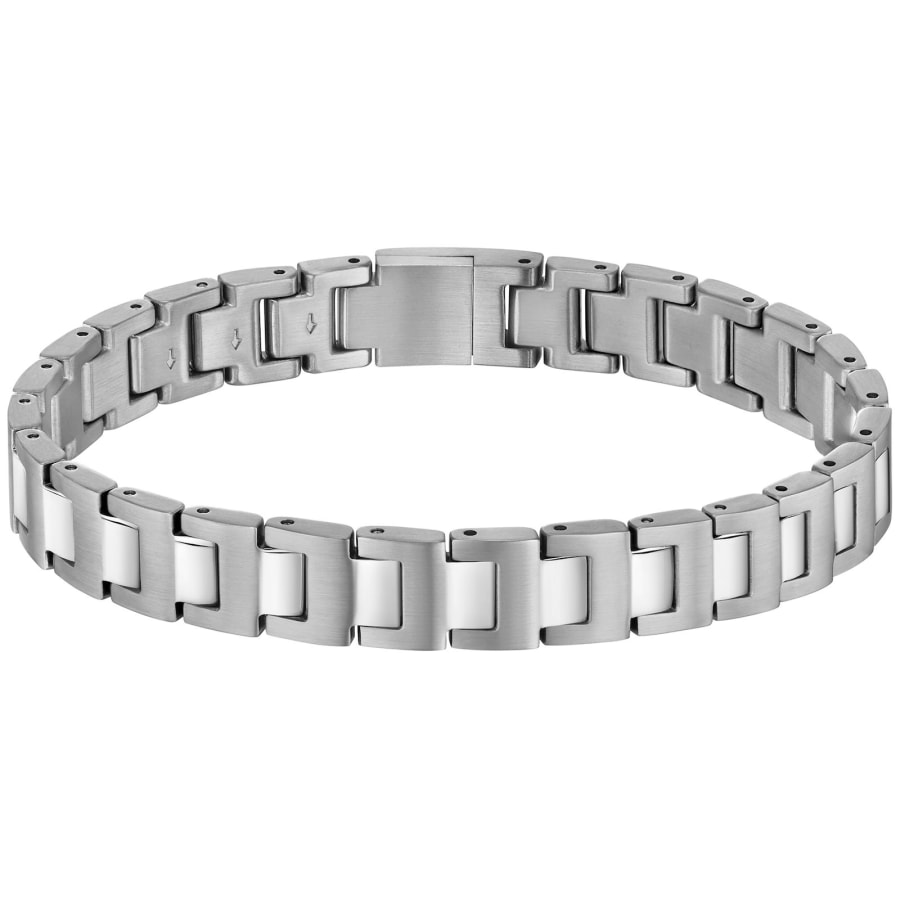 Image number 2 for BOSS Candor Link Bracelet Silver