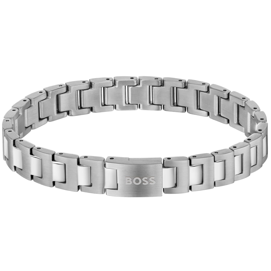 Image number 1 for BOSS Candor Link Bracelet Silver