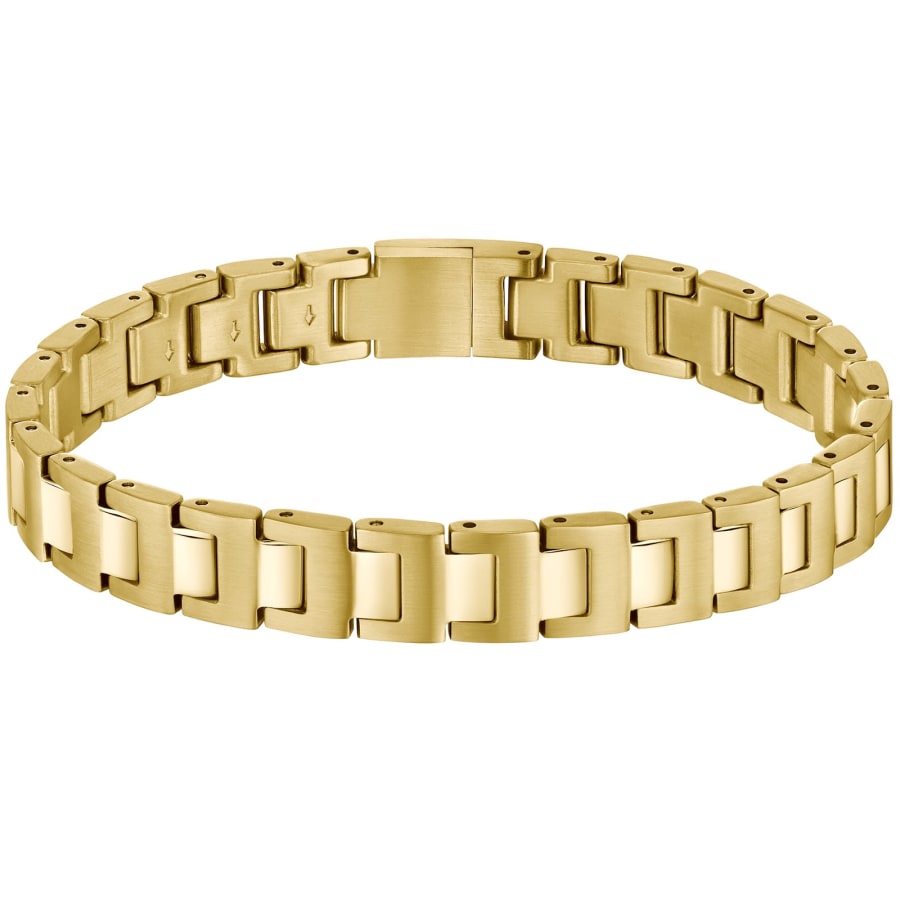 Image number 2 for BOSS Candor Link Bracelet Gold