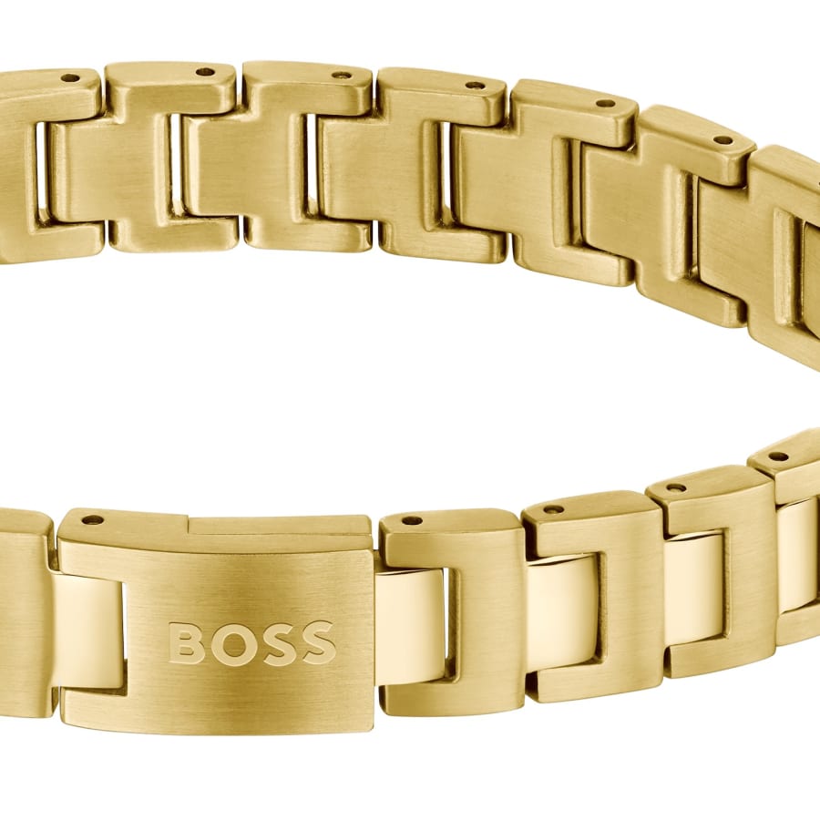 Image number 3 for BOSS Candor Link Bracelet Gold