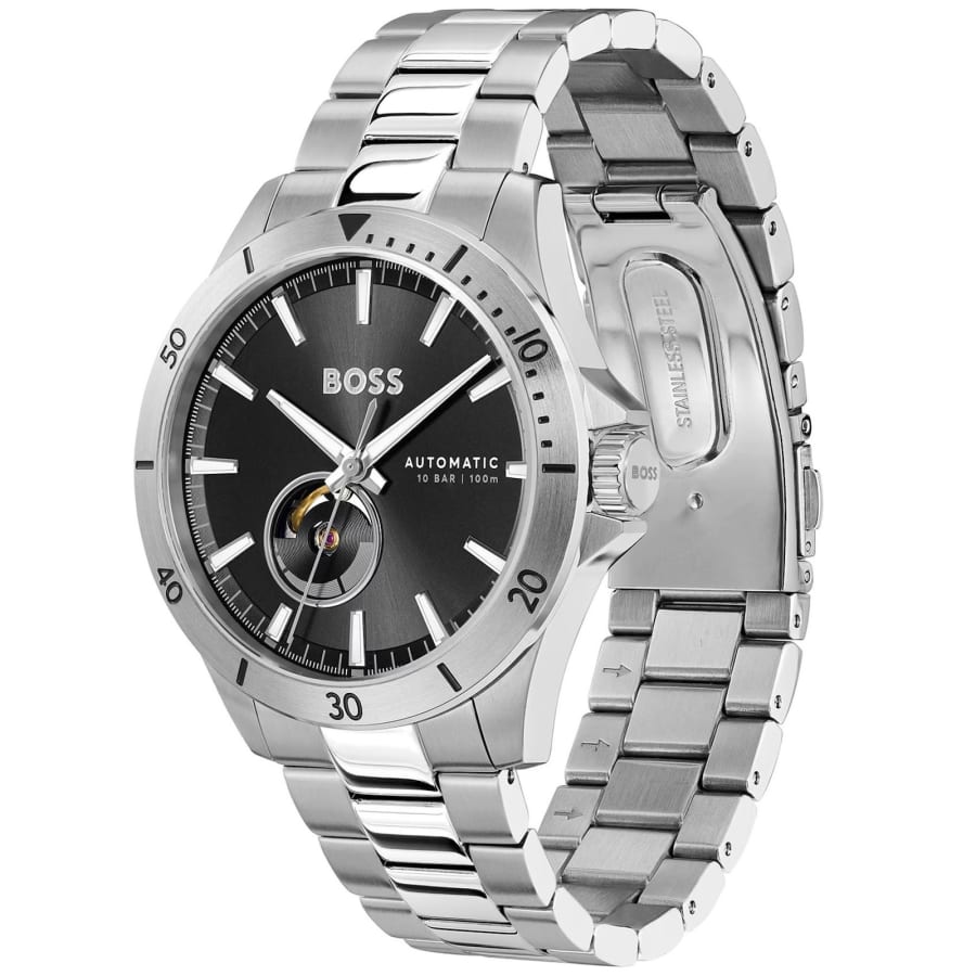 Image number 2 for BOSS Troper Automatic Watch Silver