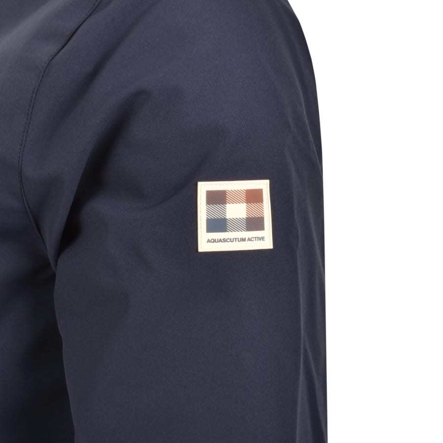 Image number 4 for Aquascutum Active Mid Parka Jacket Navy