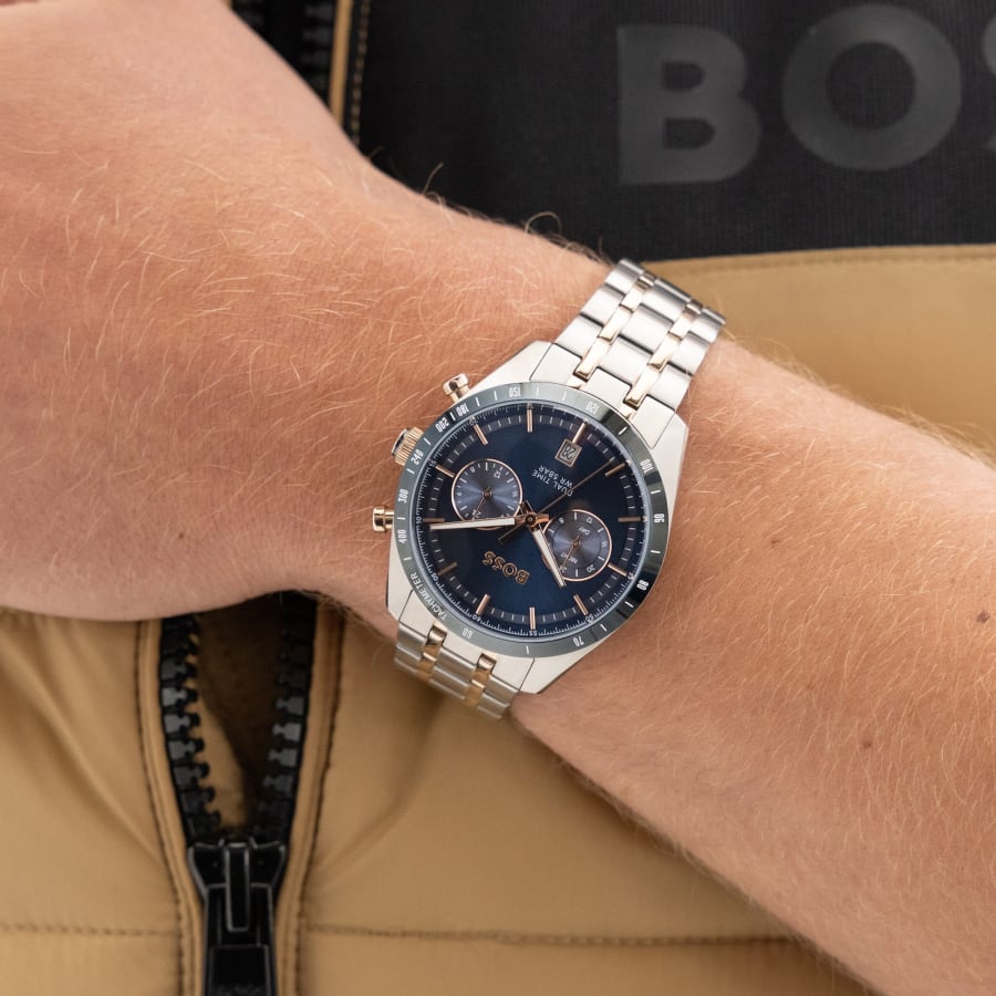 Image number 4 for BOSS Tourmaster Watch Silver