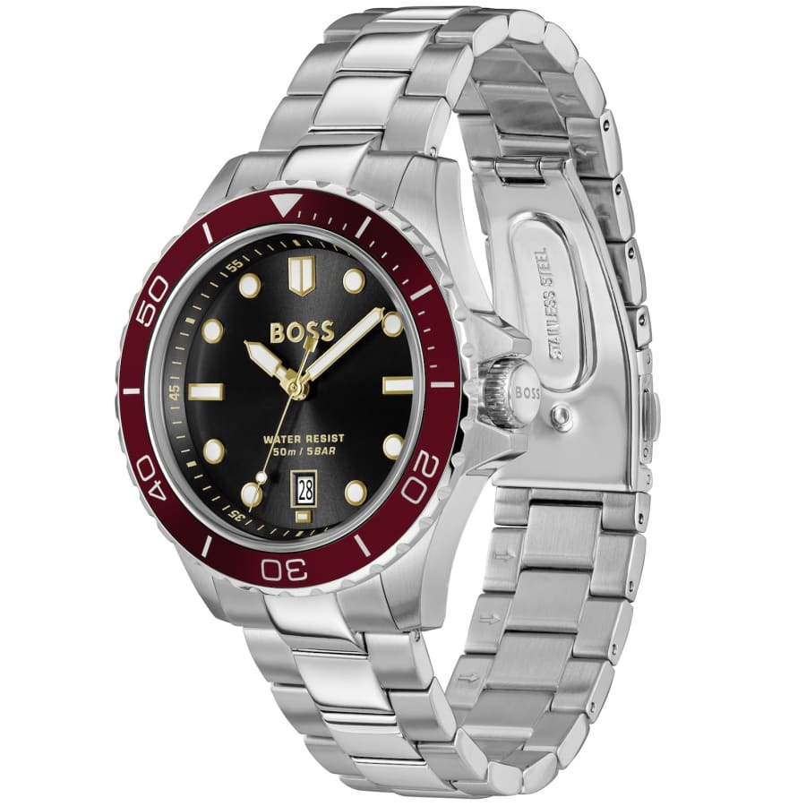 Image number 2 for BOSS Troper Sport Watch Silver