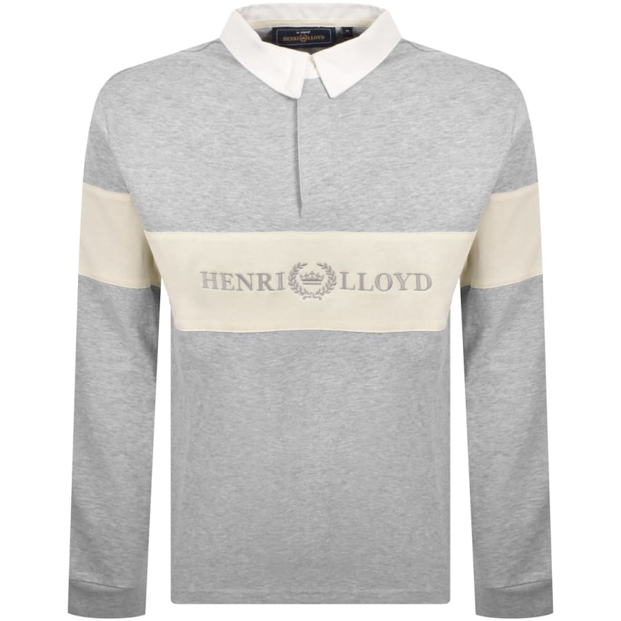 Image number 1 for Henri Lloyd Voyager Rugby Polo Grey