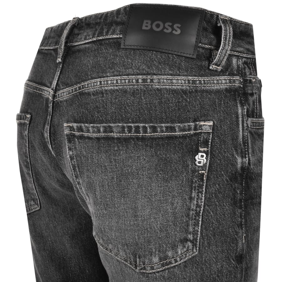 Image number 4 for BOSS Re Maine Regular Fit Jeans Black