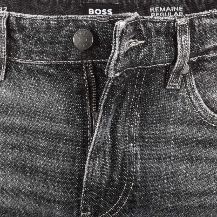 Image number 5 for BOSS Re Maine Regular Fit Jeans Black