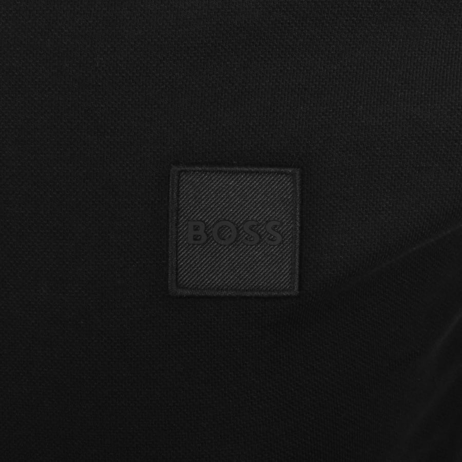 Image number 3 for BOSS Passerzip Polo T Shirt Black