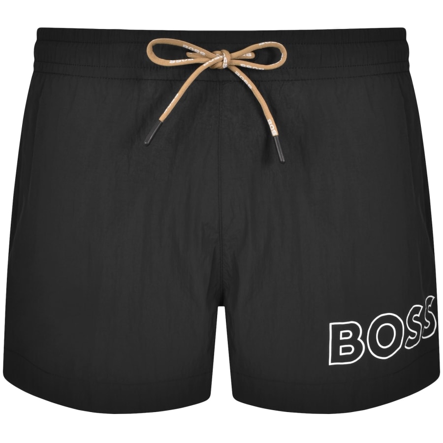 Image number 1 for BOSS Mooneye Swim Shorts Black