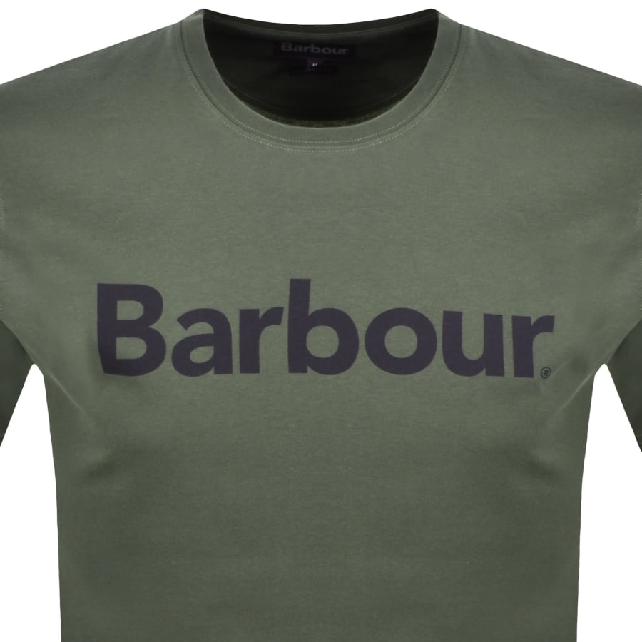 Image number 2 for Barbour Logo T Shirt Green