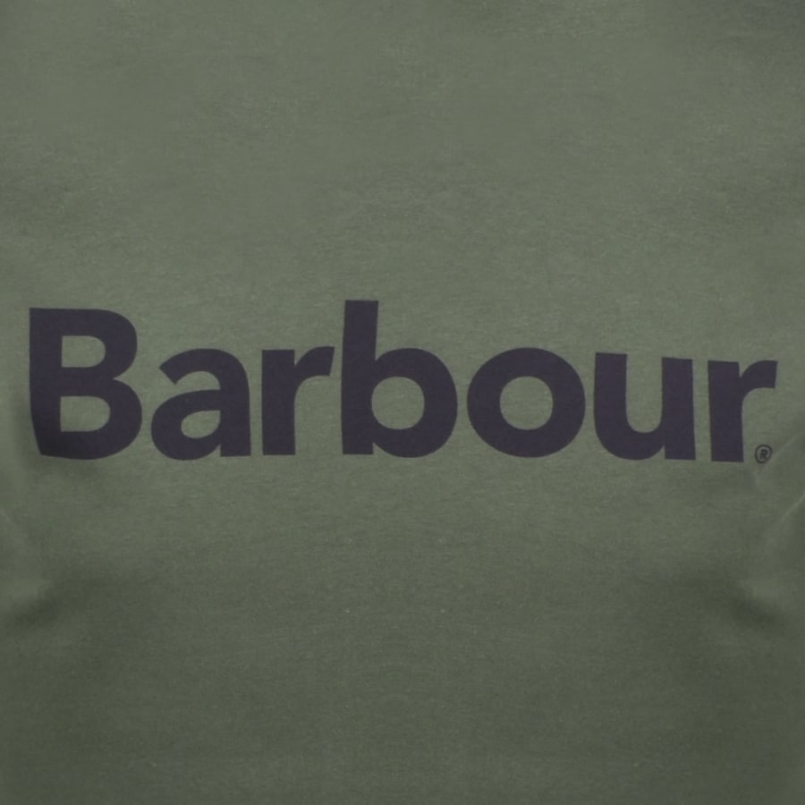 Image number 3 for Barbour Logo T Shirt Green